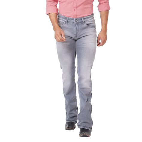 Men's Casual Slim Fit Low Rise Denim Bootcut Jeans – Mode De Base Italie