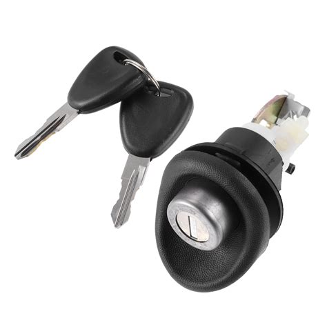 Unique Bargains 1 Set Door Lock Cylinder with Keys for Logan Twingo Car Door Lock Ignition Lock ...