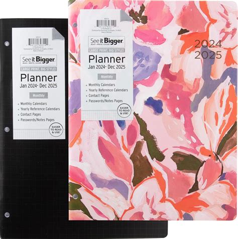 Amazon.com : PlanAhead 2025-2026 Monthly Planner - 11"x8" 2 Year ...