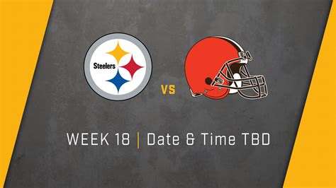 Pittsburgh Steelers vs. Cleveland Browns - 2022 NFL Regular Season Week ...