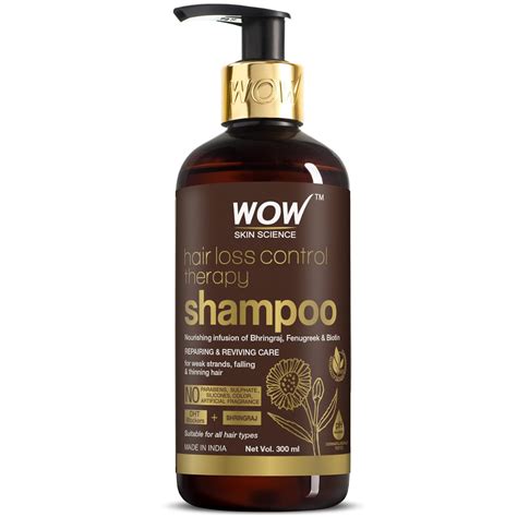 Buy WOW Skin Science Hair Loss Control Therapy Shampoo - 300 mL Online ...