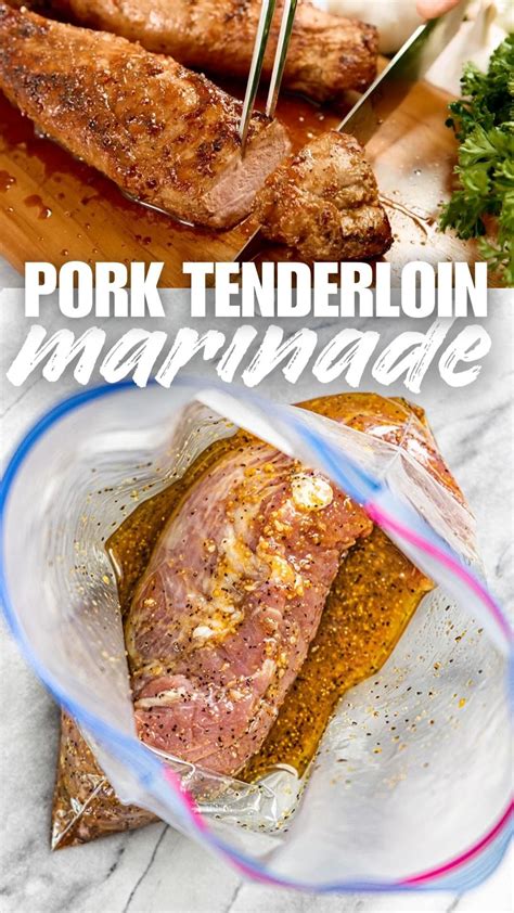This Pork Tenderloin Marinade is quick and easy to make, and it adds so ...
