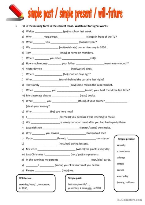 Present Simple Future Tense 的图像结果