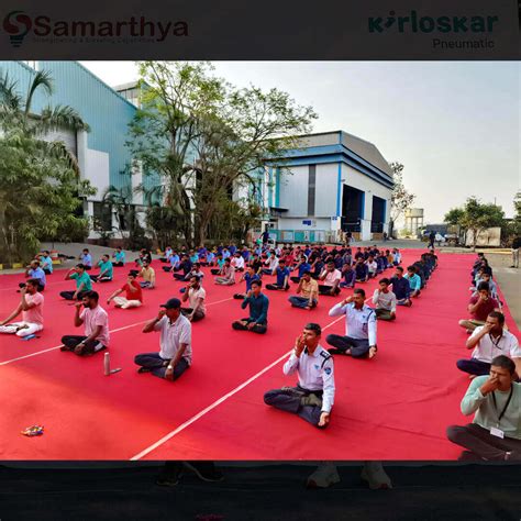Kirloskar Pneumatic - Fun Fitness Yoga & Games - Corporate Session ...