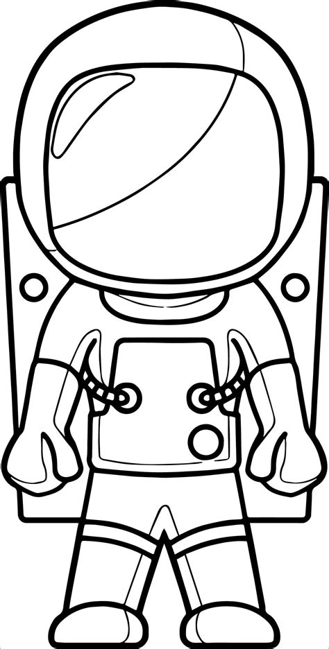 Astronaut Coloring Pages - ColoringBay