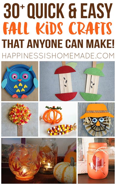 Quick and Easy Fall Autumn Kids Craft Ideas That Anyone Can Make 3 ...