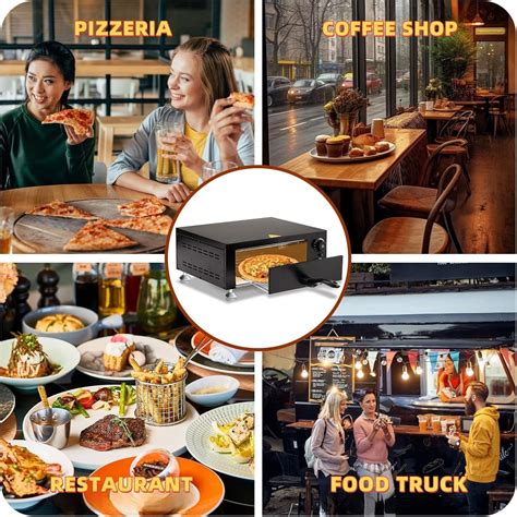 ROVSUN Electric Pizza Oven, 110V 1100W Stainless India | Ubuy