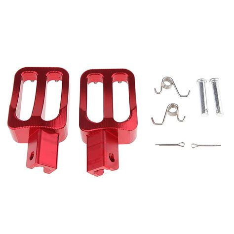 Buy CNC Footpegs Foot Pegs for Dirt Bike CRF50 SDG SSR Red Online at ...