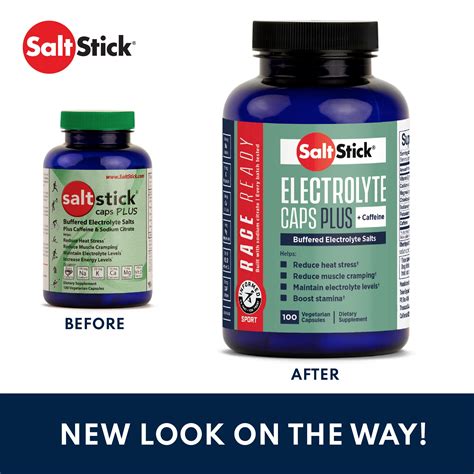 SaltStick Race Ready Caps Plus, Informed Sport Certified Electrolyte ...