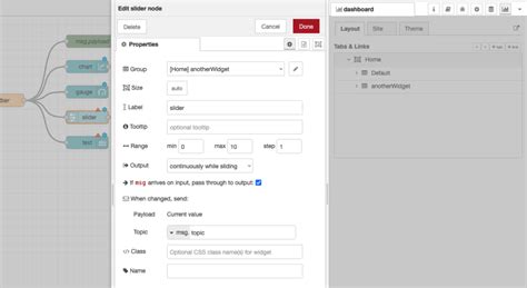 Image result for Node Red Button Example