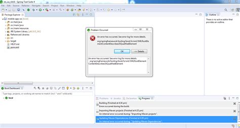 Image result for Import Getting Started Content Error Spring Boot In