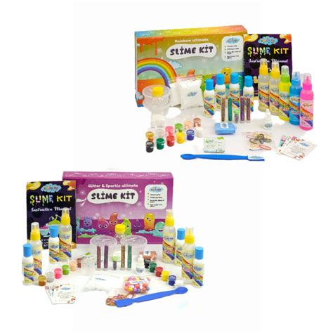 77 Pieces Ultimate DIY Slime Making Kit ( Glitter and Sparkle, and Rai ...