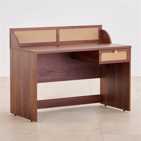 Buy Elasa Study Table - Brown from Home Centre at just INR 26665.0