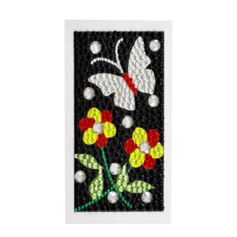 Alcoa PrimePhone Yellow Red Clear Shining Rhinestones Dual Flowers ...