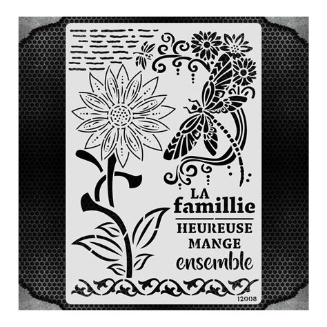 iCraft Multi-Surface Stencils - Perfect for Walls, DIY & Resin Art Pro