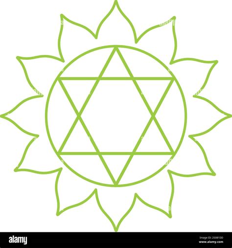 anahata heart chakra sign Stock Vector Image & Art - Alamy