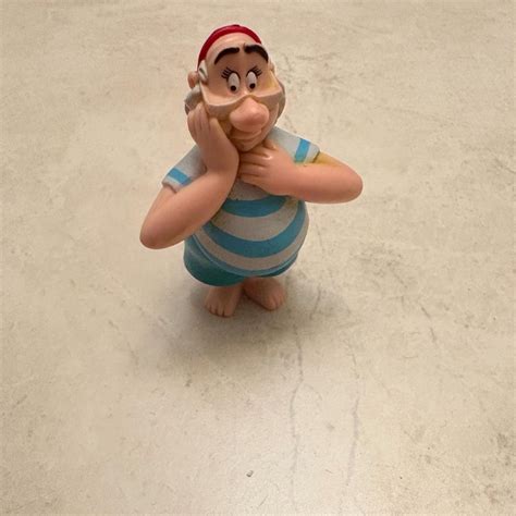 Vintage Disney Mr Smee PVC Figure Peter Pan Villain Captain Hook ...