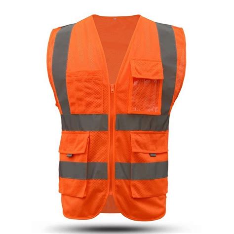 Safety Jacket - SAFETEX Reflective Safety Jackets With Pockets Trader ...