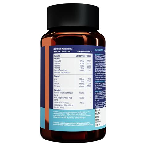 Buy HealthKart HK Vitals Hair Vitamin with DHT Blockers Omega & Biotin ...