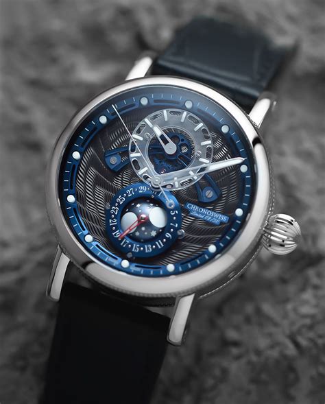 Presenting Top Chronoswiss Watches With Alluring Guilloche Dials