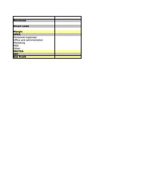 Business Financial Plan Example 的图像结果