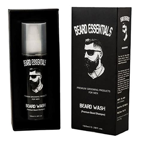 Beard Essentials Natural Softening Beard Wash For Men-100 ml : Amazon ...
