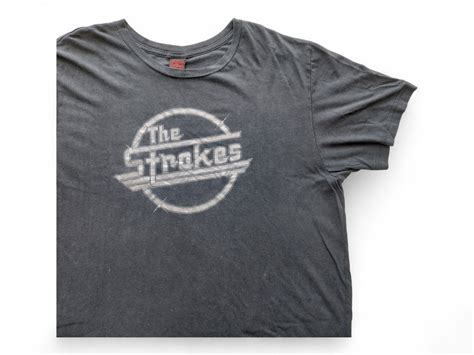 Vintage 2000's the Strokes Band Logo T Shirt (W 22 X L 29) - Etsy