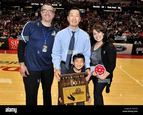 Anaheim, CA. 5th Mar, 2016. Chino Hills Chino Hills head coach Steve ...
