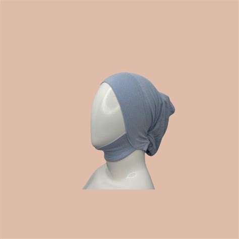 Cover Chin Adjustable Hijab Cap - Sky Blue – Mawdeest