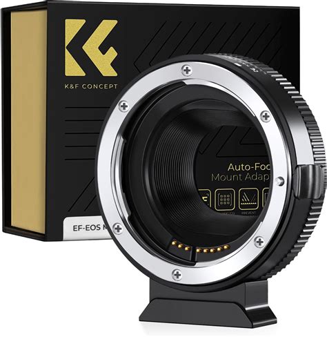 K&F Concept EF-EOS M Auto Focus Lens Adapter, Electronic EF EF-S Lens ...