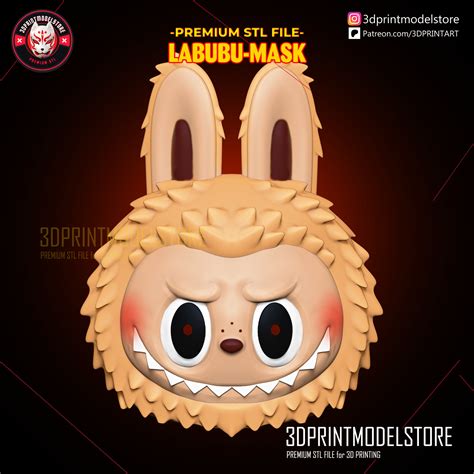 Labubu Mask Printable