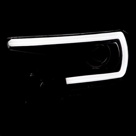 Buy Spec-D Tuning LED Light Bar Jet Black Housing Clear Lens Projector ...