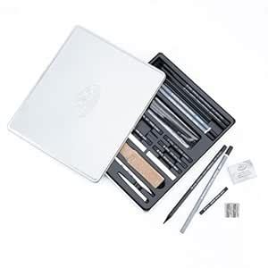 Royal & Langnickel Standard Tin Charcoal Drawing Art Set : Amazon.in ...