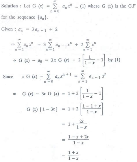 Generating Functions - Combinatorics - Discrete Mathematics