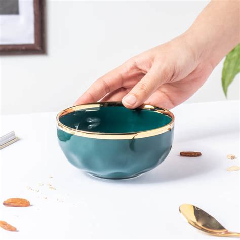 Greenwave Ceramic Soup Bowl Online - Premium Soup Bowl | Nestasia