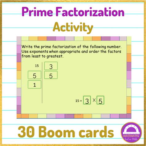 Image result for Prime Factorization Tutorial Lesson