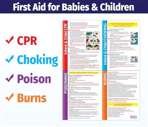 Buy ZOCO – Infant & Child First Aid Poster – Home Daycare Essentials ...