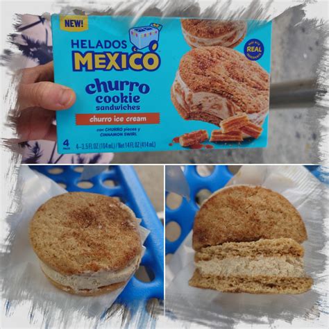 Helados Mexico Churro Cookie Sandwich - zuckerwelt im test
