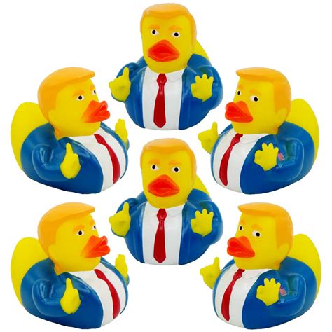 Amazon.com: 4E's Novelty 12 Donald Trump Rubber Ducks Bulk, 12 Pack ...