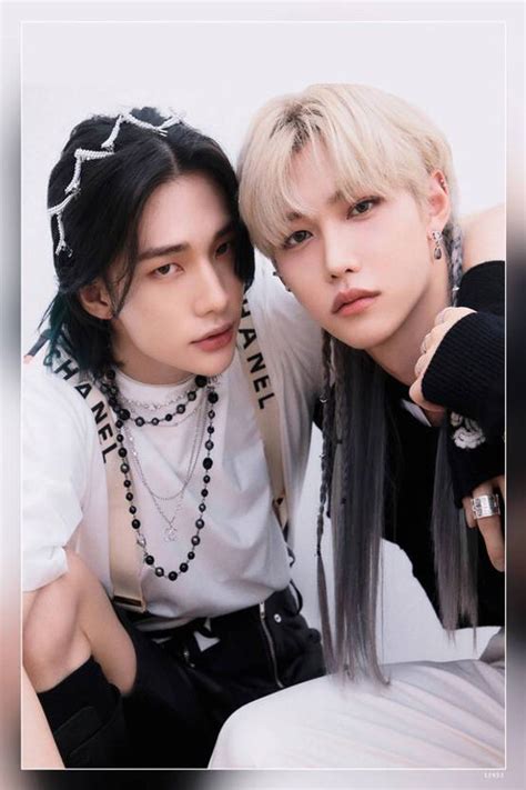 Hyunjin And Felix Skz Straykids Matte Finish Poster Paper Print - Music ...