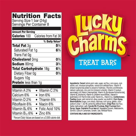 Lucky Charms Nutrition Facts Label | Besto Blog