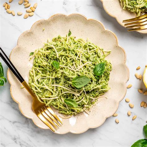 Vegan Hearts of Palm Pasta With Pesto | Jessica in the Kitchen