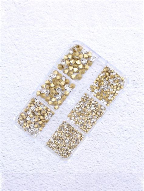 1box Mixed Size And Color Beautiful Translucent Pink, Champagne, And ...