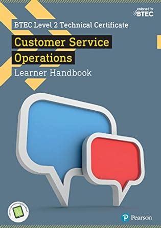Pearson BTEC Level 2 Technical Certificate in Customer Service ...