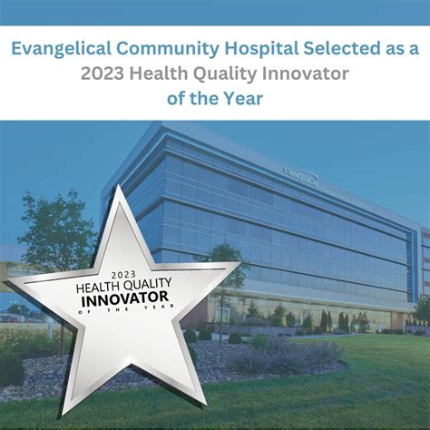 Evangelical Community Hospital has been recognized as a Health Quality ...