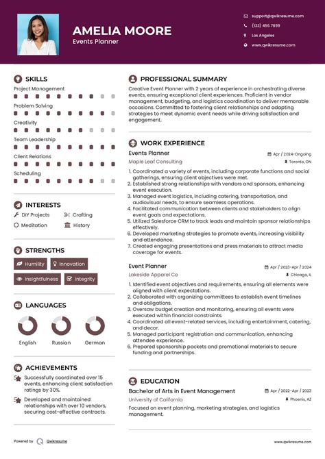 10+ Event Planner Resume Samples & Templates for 2025