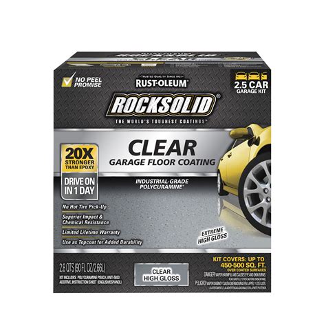 Rust-Oleum RockSolid High Gloss Epoxy Concrete Garage Floor Coating ...