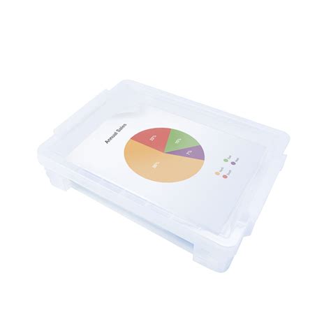 Buy Pen Gear Plastic Stacker Document Box, Clear, Letter Size, Desktop ...