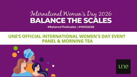 UNE’s official International Womens Day event: Panel & Morning Tea ...