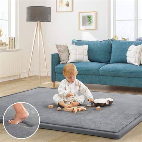 Amazon.com : ILPEOD Baby Play Mat for Floor Nursery Rug Muscle Mat Area ...